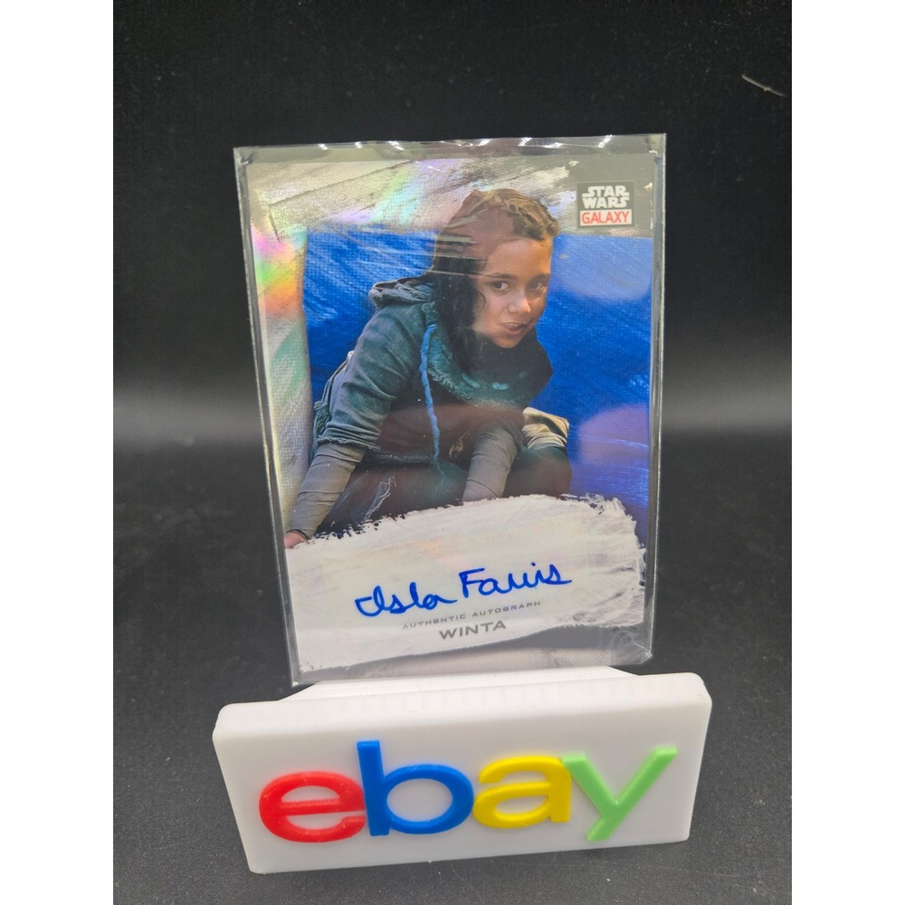 Topps Star Wars Galaxy Chrome Isla Farris Winta Autograph Card 116/150 GA-IF